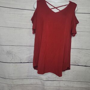 Women's Cold Shoulder Blouse Medium